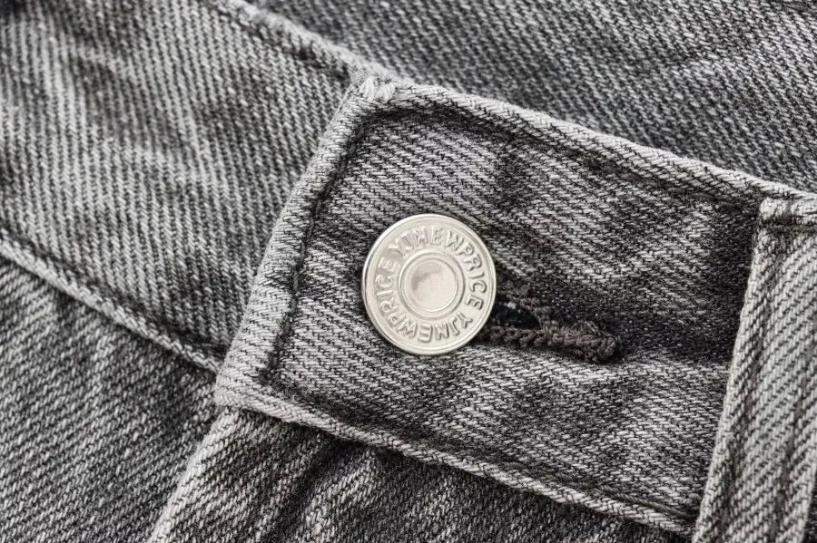 ETJ Wide Leg High Waist Jeans Women Five Pocket Washed And Comfortable