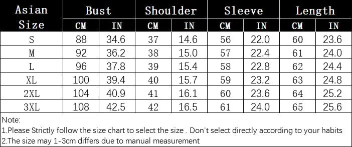 Women solid chiffon button blouse size chart by Simples Market; S-3XL bust, shoulder, sleeve, and length measurements.