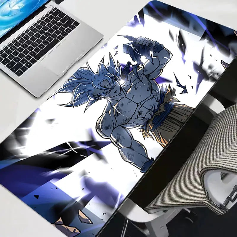 Dragon Ball Z Large Rubber Mouse Pad for PC Gaming Desk Mat Wide Computer and Laptop Mouse Pad for CSGO LOL
