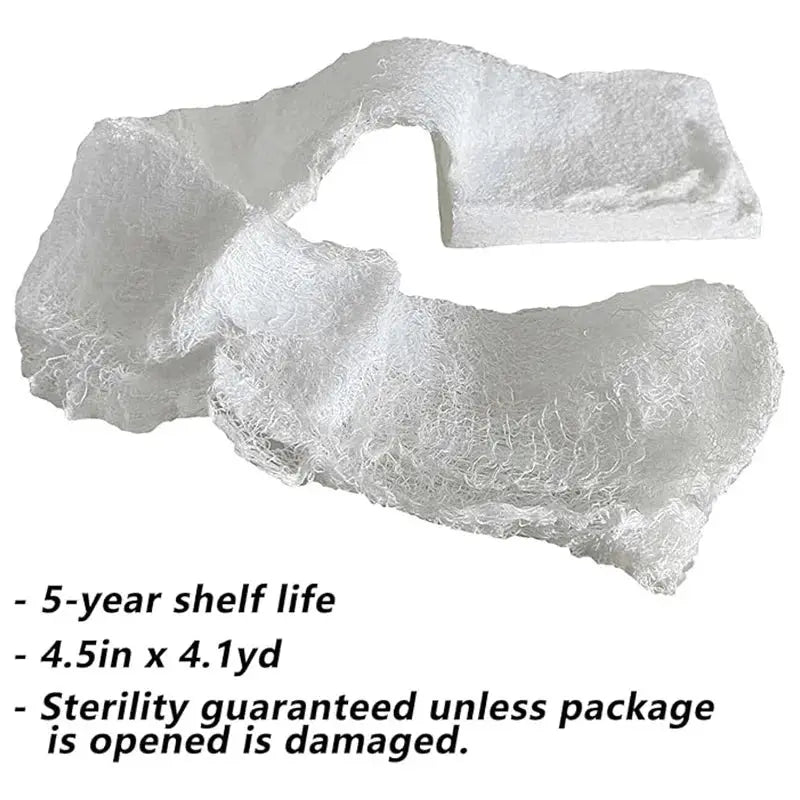 Rhino Rescue Compressed Gauze Sterile Wound Dressing for Emergency First Aid Camping Hiking