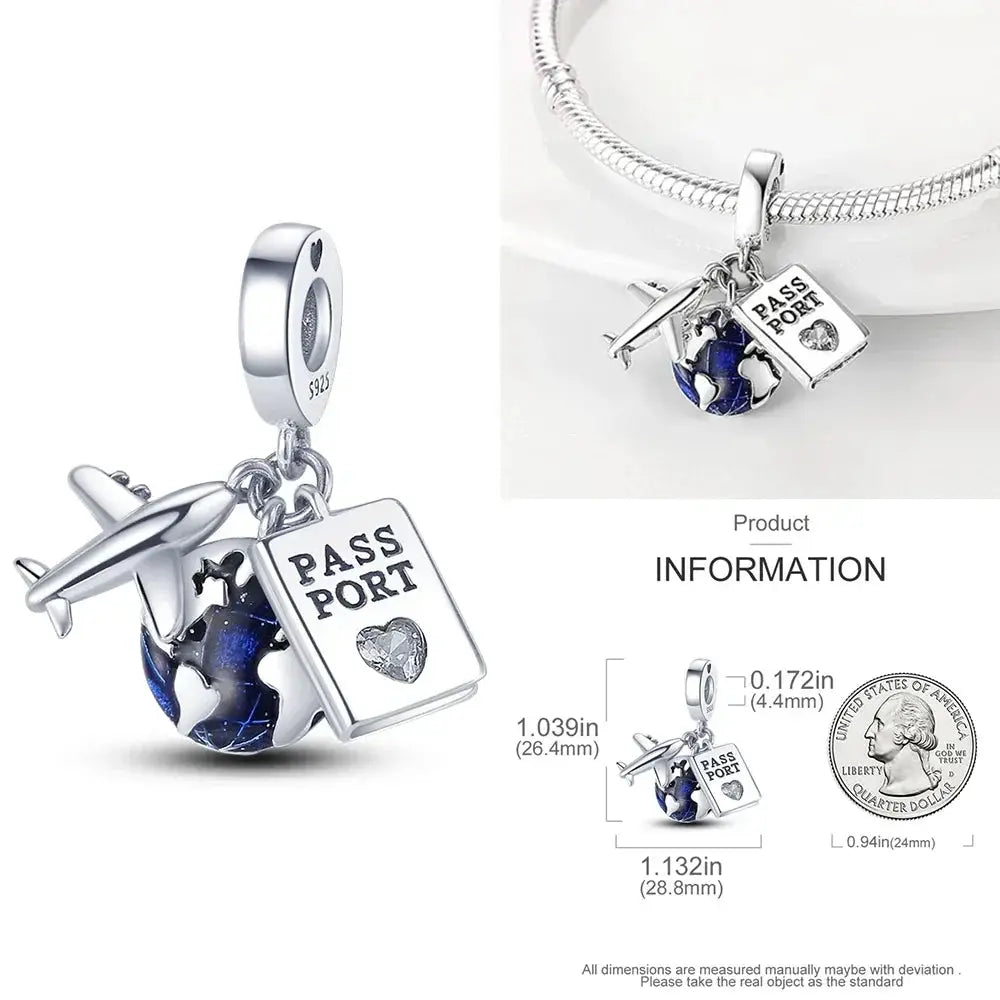 925 Sterling Silver Pendant Beads Carnivorous Plant Monster Charm Trendy Collection For Bracelet And Necklace Jewelry