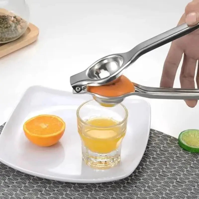 Stainless Steel Manual Juicer for Lemons and Oranges Handheld Fruit Squeezer Kitchen Press Tool