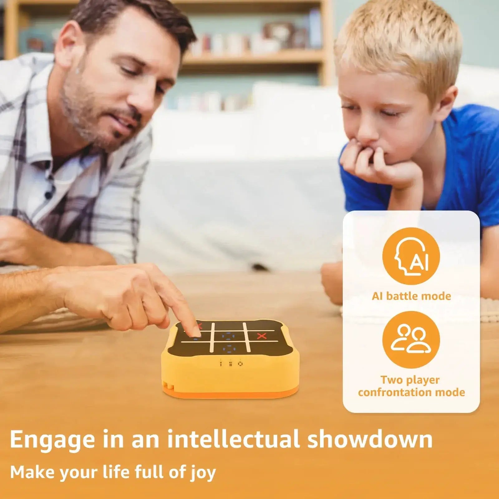 Multifunctional Electronic Tic Tac Toe Game Table Portable Puzzle Board For Adults And Kids Montessori Educational Toy