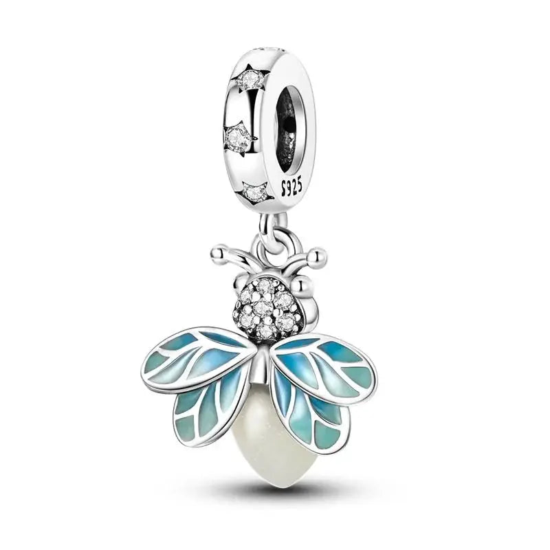 925 Sterling Silver Pendant Beads Carnivorous Plant Monster Charm Trendy Collection For Bracelet And Necklace Jewelry