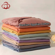 Egyptian Cotton fitted sheet by Simples Market in assorted pastel colors, ultra soft 800TC