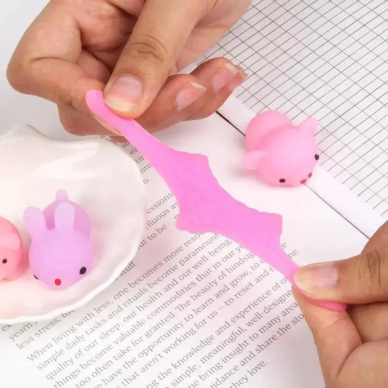 20Pcs Mini Cute Cartoon Animal Stress Relief Toys For Boys And Girls Party Favors Piñata Fillers Carnival Prizes