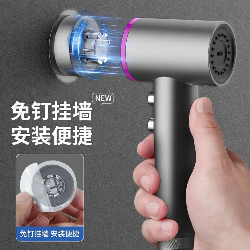 Handheld bidet sprayer, gray, 2-mode shower nozzle