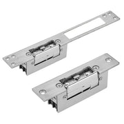 Electric strike door lock, stainless steel, 12V DC fail-secure pair for access control by Simples Market