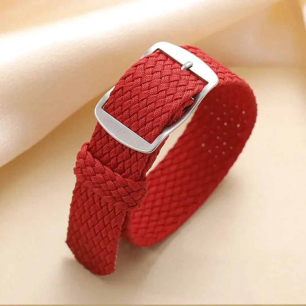 14mm 16mm 18mm 20mm 22mm Nylon Woven Canvas Watch Band for Perlon for Omega Strap Watchband Men Women Sport Bracelet 2035