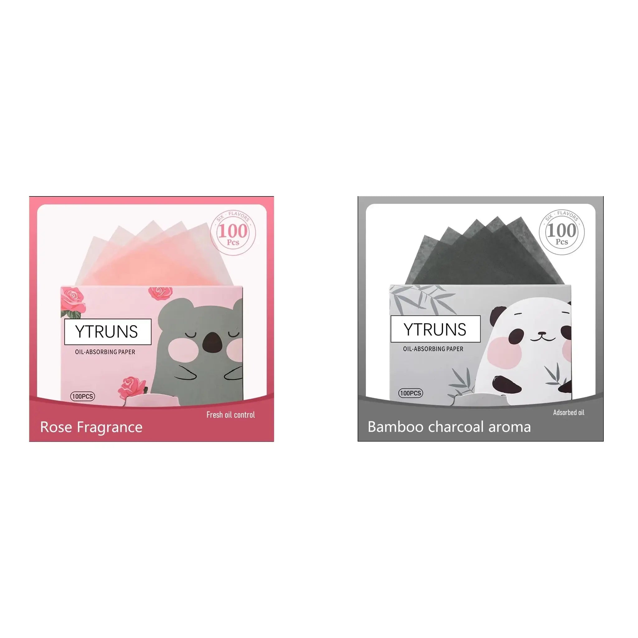 Fragrance Oil Absorbing Blotting Papers 100 Count Gardenia Chamomile Lavender Rose Bamboo Charcoal For Men And Women