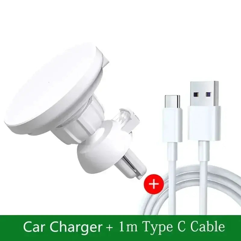 VIKEFON Magnetic Car Wireless Charger For iPhone 12 13 14 15 Pro Max