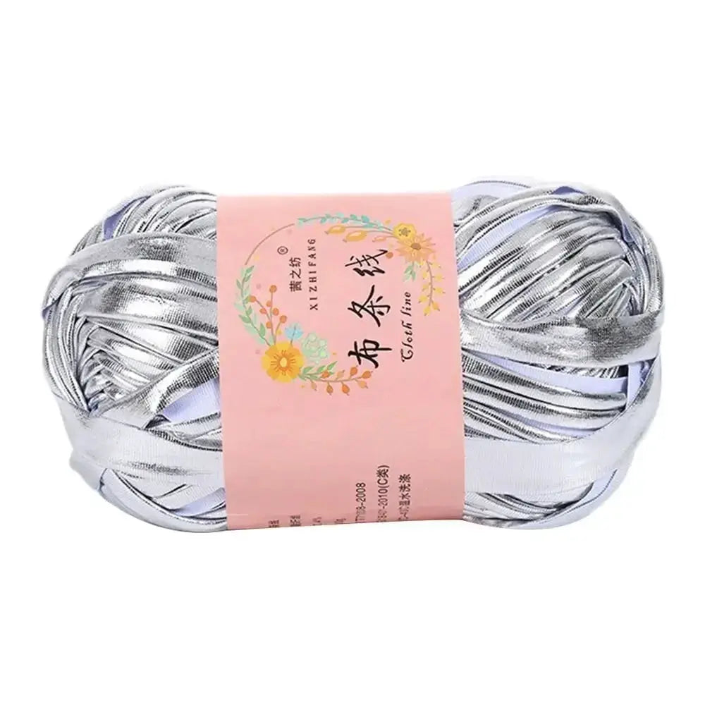 Imitation Leather Crochet Yarn With Magic Color Shine for DIY Sewing and Hand Knitting Ideal for Cushions and Home Decor