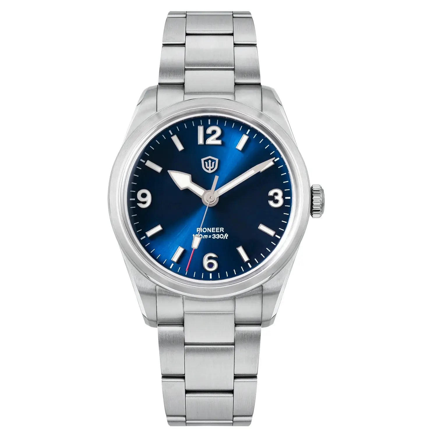 Watchdives WD1960S V2 stainless steel wristwatch with blue dial