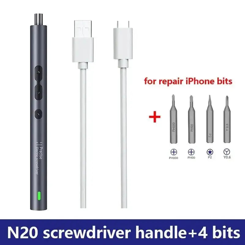 6 In 1 Precision Electric Screwdriver Set Cordless Rechargeable Magnetic Bits For Xiaomi Mobile Phone Repair