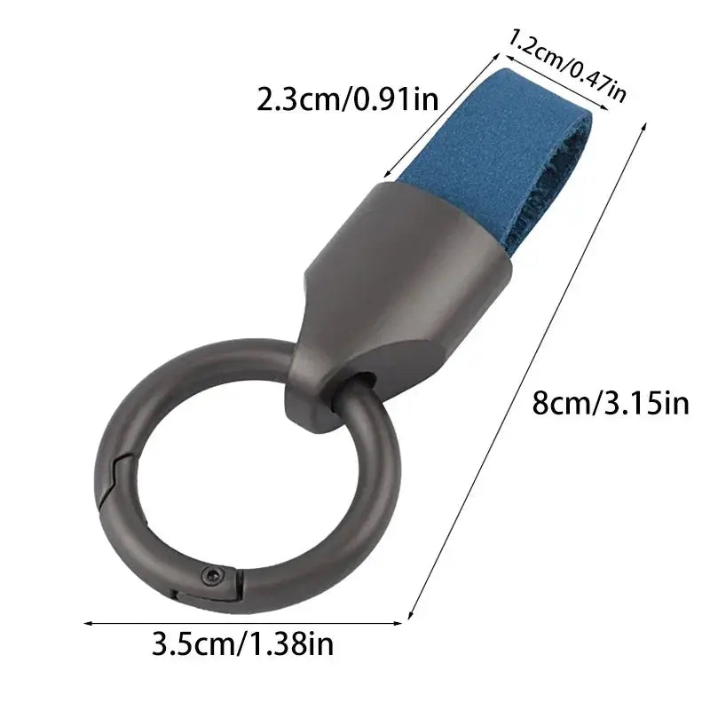 Car Key Chain Pendant For Men And Women Zinc Alloy Simple Waist Hanging Key Ring Holiday Gift