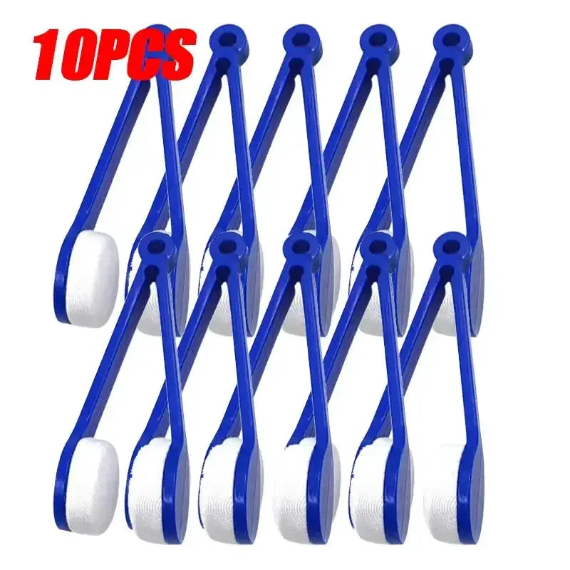 Portable Multifunctional Glasses Cleaning Brushes Microfiber For Eyeglasses Sunglasses Spectacles