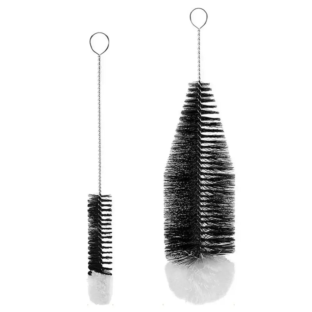 Durable SodaStream bottle brush set with beechwood handle, 2 brushes in two sizes, Simples Market.