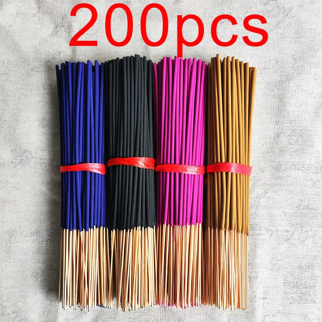 Natural Incense Sticks 80 200 Count Pack Lavender Cherry Blossom Rose Jasmine Sleep Meditation Gift