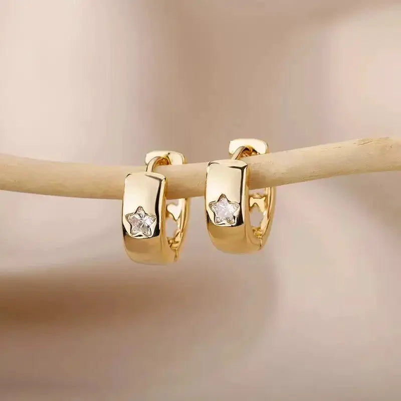 6 Piece Geometric Statement Earrings Set For Women CCB Hollow Zinc Alloy Jewelry For Daily Wear And Party