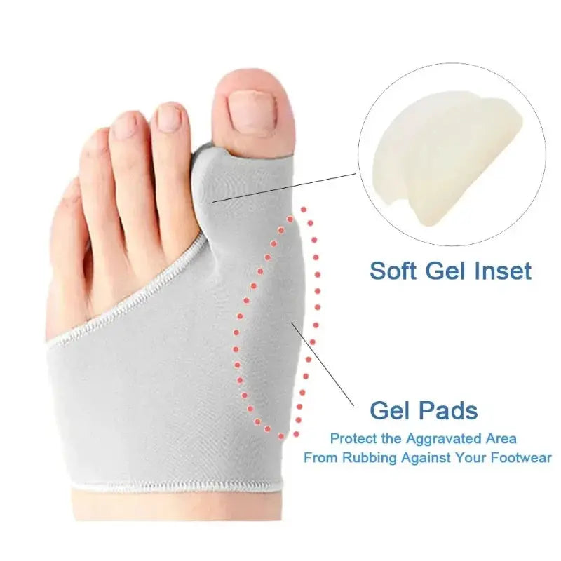 Hallux Valgus Bunion Corrector Orthotics Toe Separator for Foot Health and Pain Relief