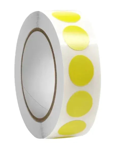 1000 Color Dot Label Stickers Coated Paper Round Sticker Rolls for Color Coding Kawaii Stationery Aesthetic