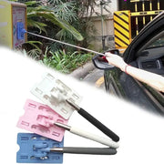 Simples Market toll card swipe sticks set with telescopic handles in white, pink, blue, gray for contactless payments