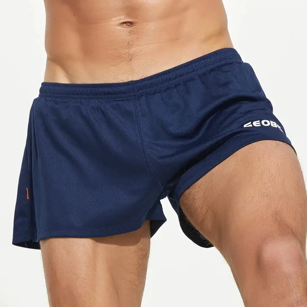 SEOBEAN men's quick-drying navy shorts; breathable gym and beachwear by Simples Market