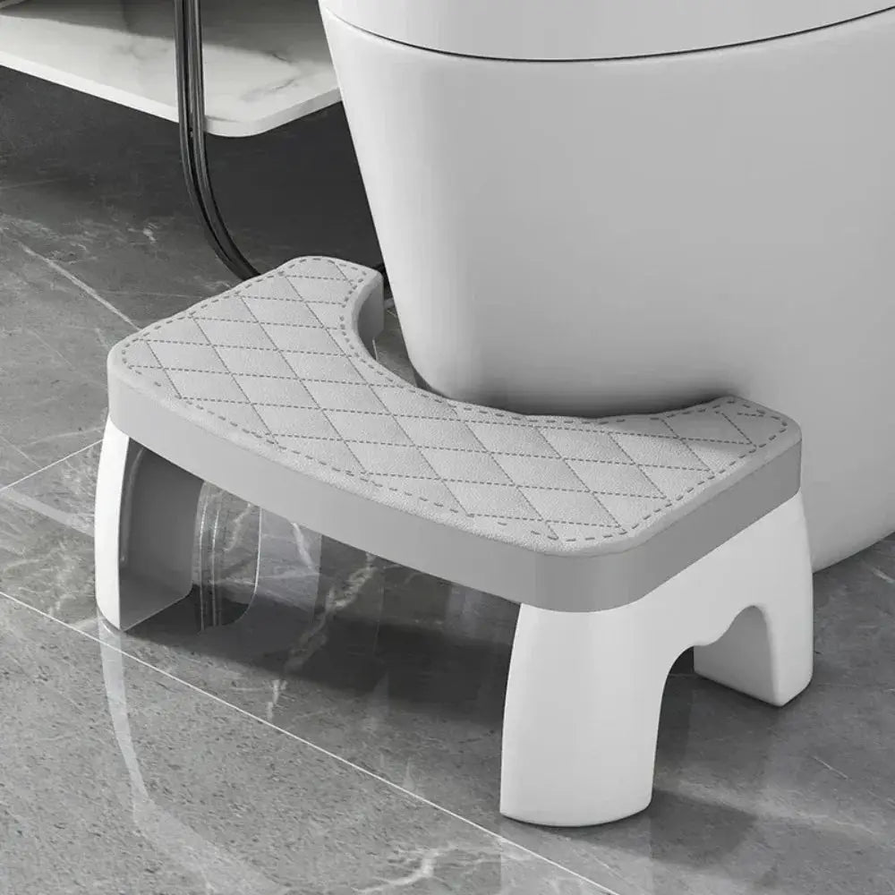 Adjustable Non Slip Squat Stool For Toilet Bathroom Step Stool Anti Skid Base Portable Space Saving Home Travel