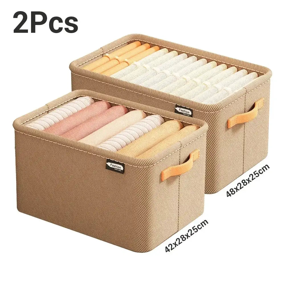 Heavy Duty Clothes Organizer For Wardrobe Storage Cabinets And Drawers To Store Pants Sweaters Jeans And More