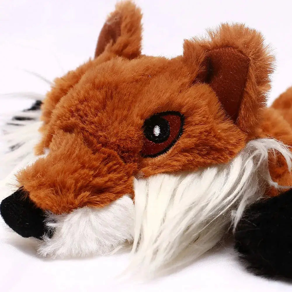 No Stuffing Simulated Animal Dog Toy With Squeakers Durable Plush Crinkle Squeaky Chew Toy For Fetching