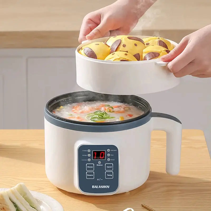 1.7L Electric Rice Cooker 220V Multi Cooker Non Stick Smart Mechanical Steamed Rice Pot For Home Use