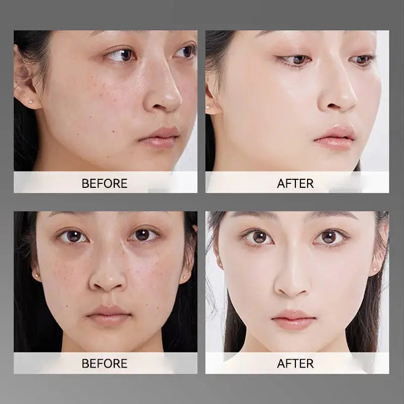 LumaDerm Light And Moist Hydrating Foundation For Natural Looking Hydration Waterproof With Rotating Brush