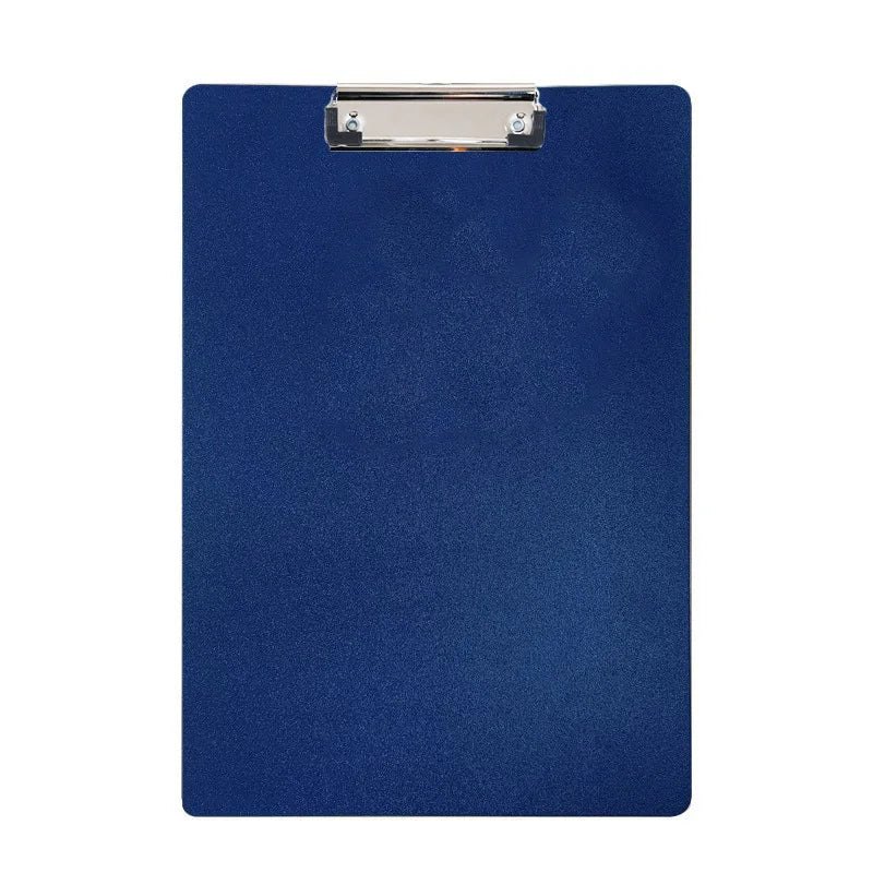A4 blue clipboard folder with metal clip for business and school use, Simples Market
