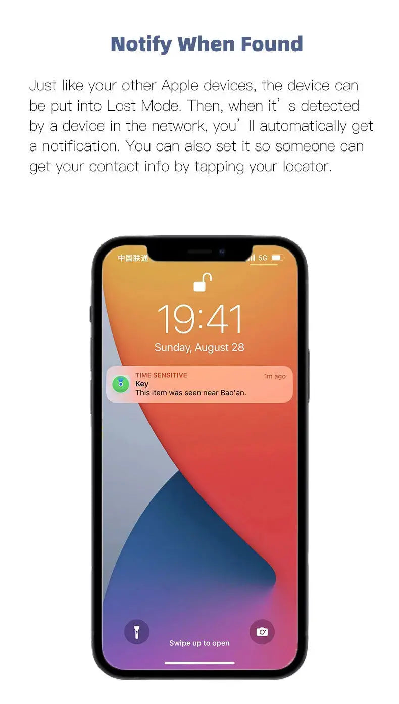Simples Market Bluetooth mini tracking device for Apple Find My; anti-lost tracker with iPhone notification: Key seen