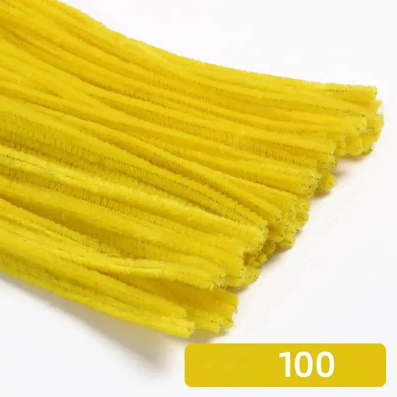 100 Count 30cm Chenille Stems Pipe Cleaners For Kids Crafts Educational Toys Colorful Bulk DIY Craft Supplies