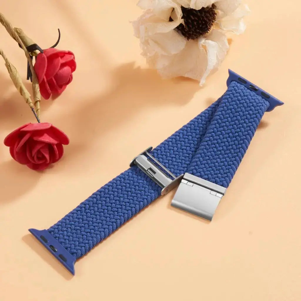 Strap For Apple watch band 46mm 45mm 44mm 49mm 40mm 41mm 42mm Braided loop correa bracelet iWatch series 10 8 9 7 5 2030