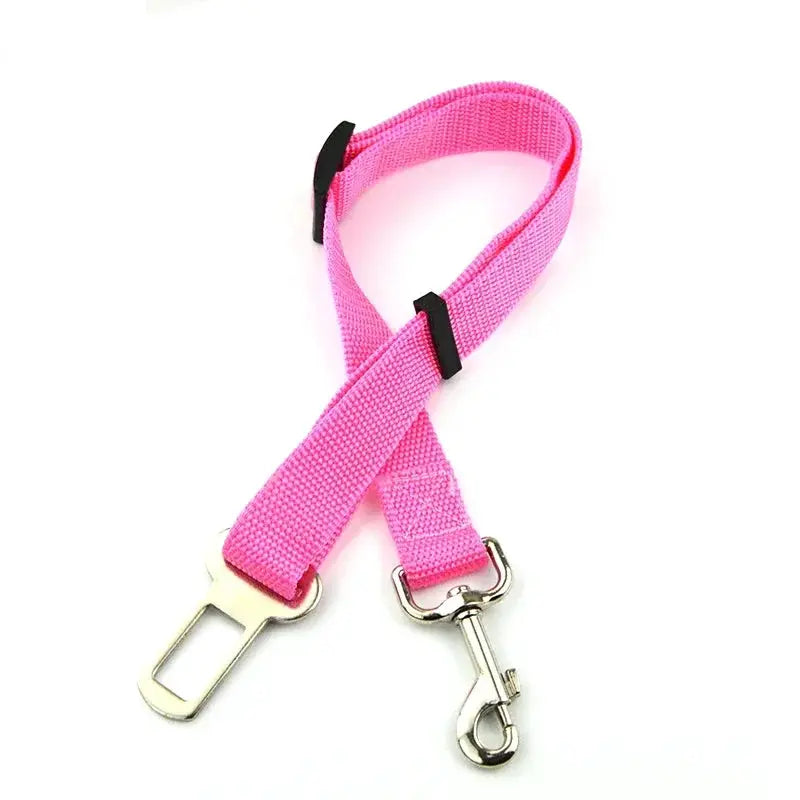 Adjustable Pet Car Seat Belt For Cats And Dogs Safe Vehicle Harness Lead Clip Secure Pet Restraint