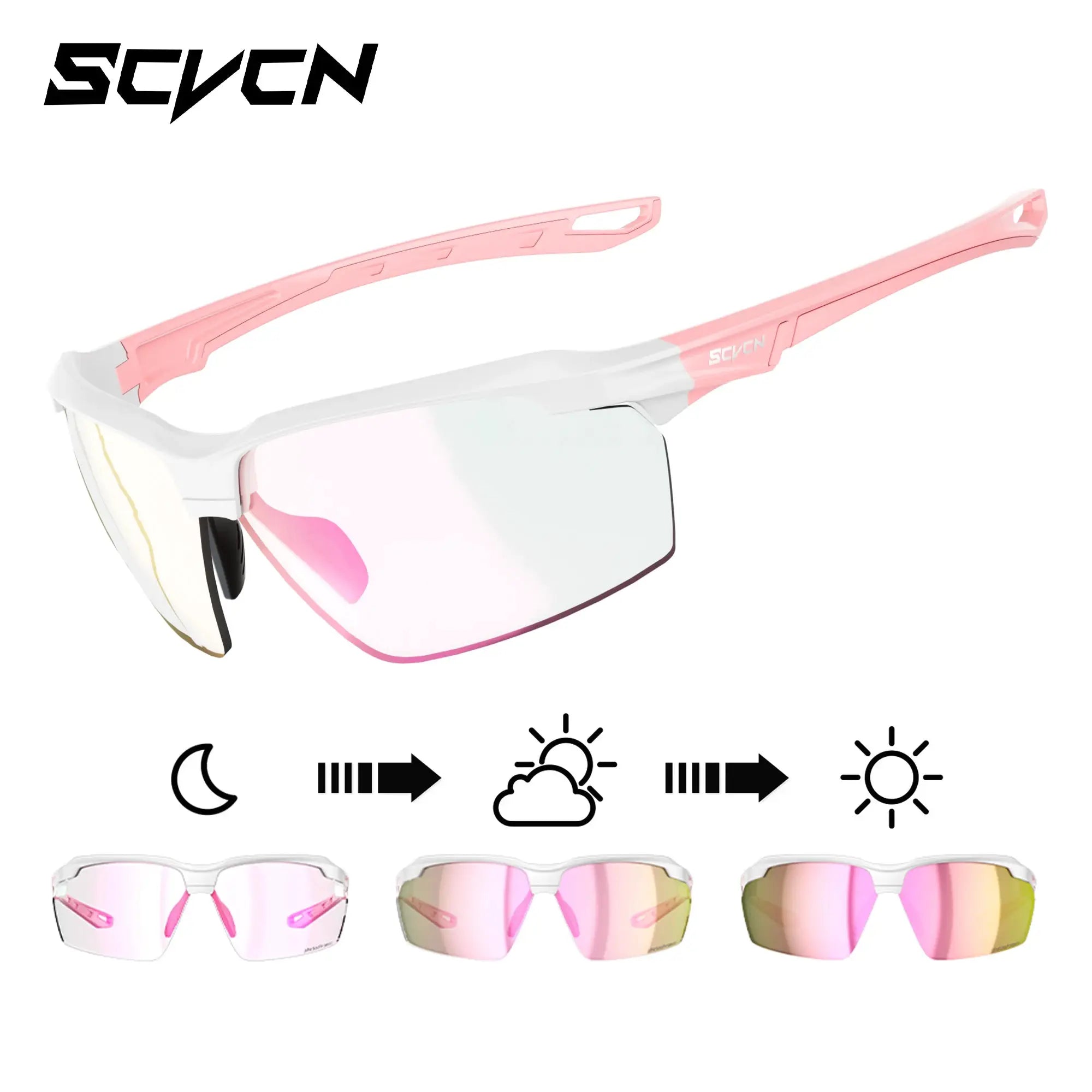SCVCN Explosion Proof Airsoft Eyewear With Photochromic Polarized Lenses For All Lighting Conditions