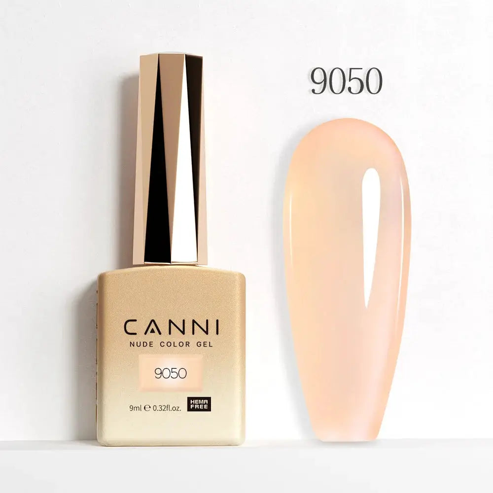 Canni Hema Free Nail Gel Polish Christmas Red Collection Semi Permanent 9ml Long Lasting Shine
