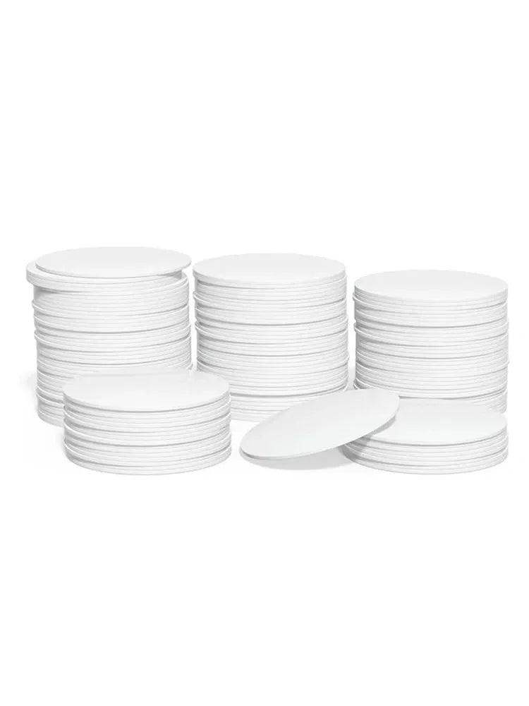 Simples Market blank white 25mm RFID coin ID cards with adhesive sticker, TK4100, read-only for access control