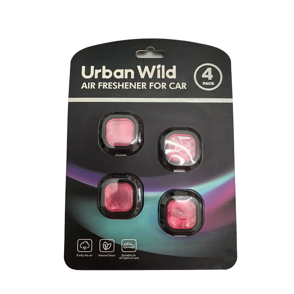4 Pack Car Air Fresheners Clip On Air Vent Odor Eliminator Long Lasting Fragrance Powerful Relaxing Aroma
