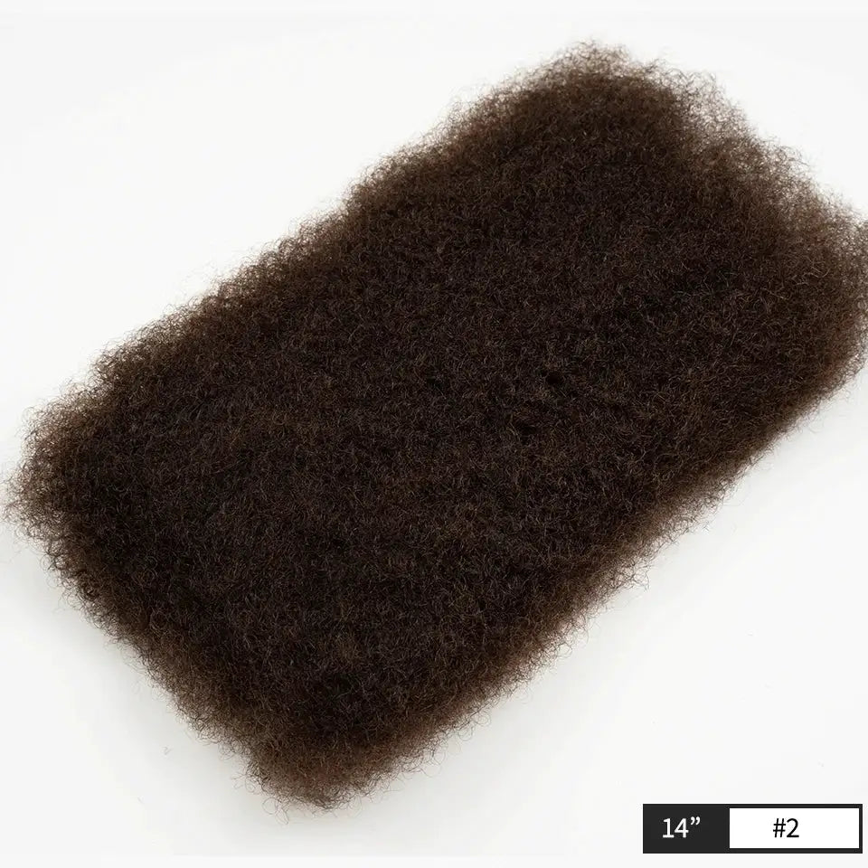 Afro Kinky Curly bulk hair for braiding, 14in, shade #2, Simples Market