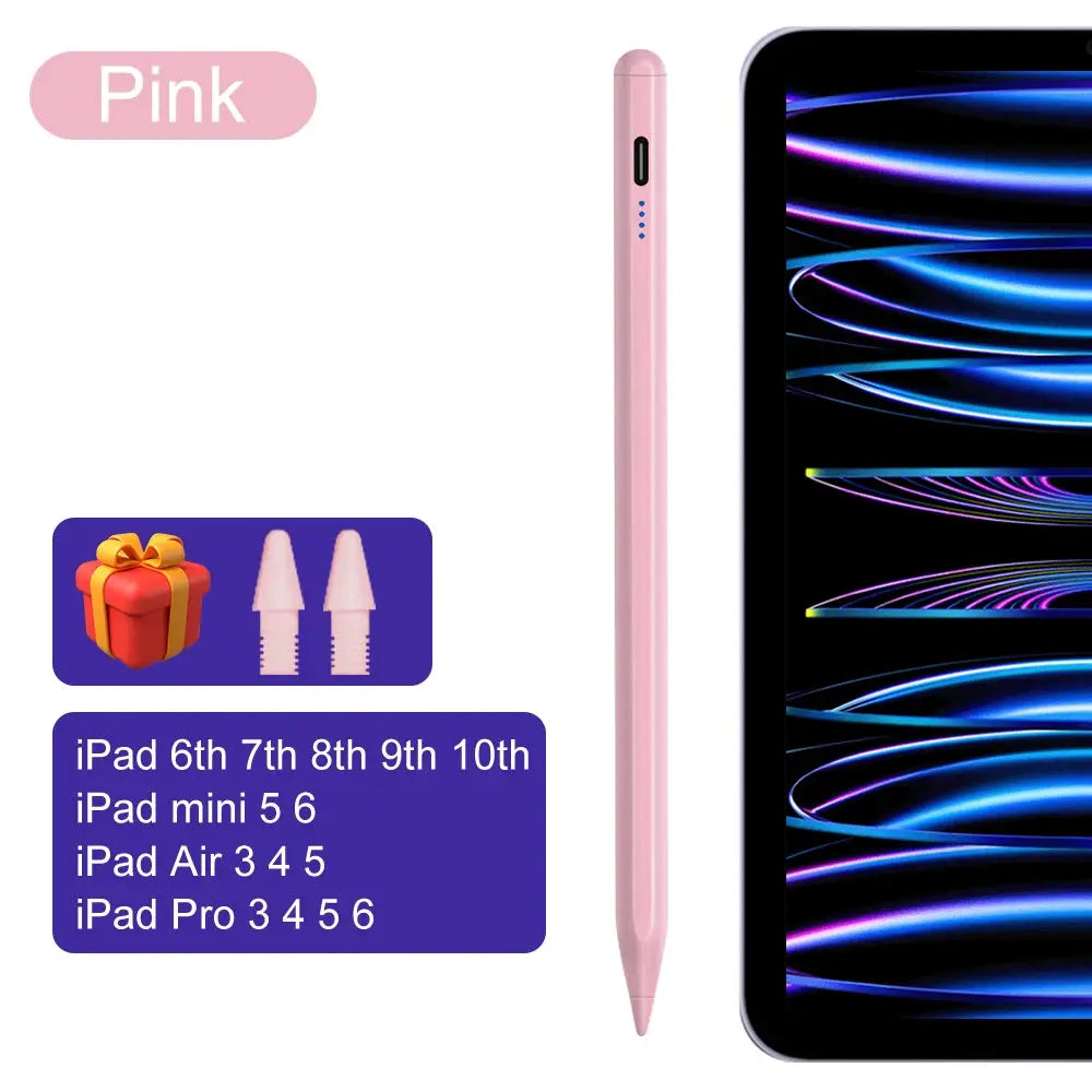NovaTech M3 iPad Stylus Pen Palm Rejection for Pro 11 12.9 13 Air Mini 5 6 7 Type C Quick Charge 10 Hours