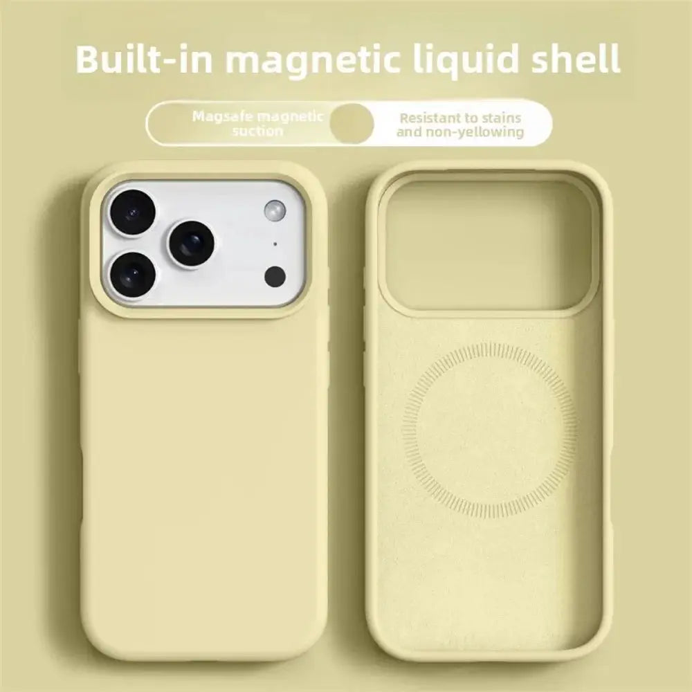 Original Magnetic Liquid Silicone Phone Case For iPhone 17 16 Pro Max And iPhone Air With MagSafe