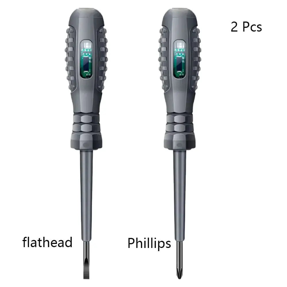 Multifunctional Electrician Test Screwdriver Non Contact Voltage Tester Pen 70 To 600V Induction Lights Red Green