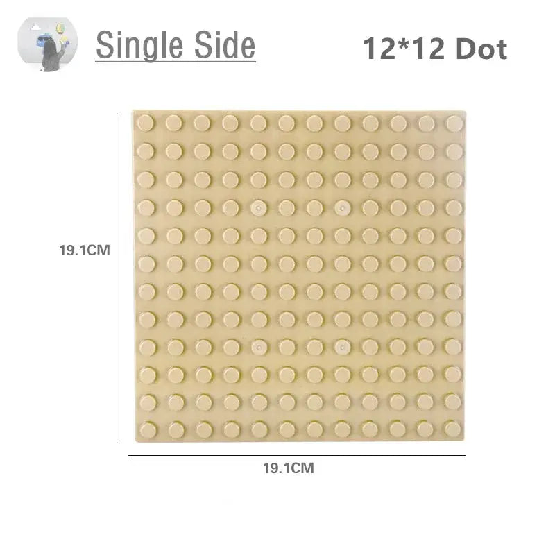 9 Sizes Big Building Plastic Blocks Base Plates Compatible With Large Bricks And Assembly Figures For Kids Toys
