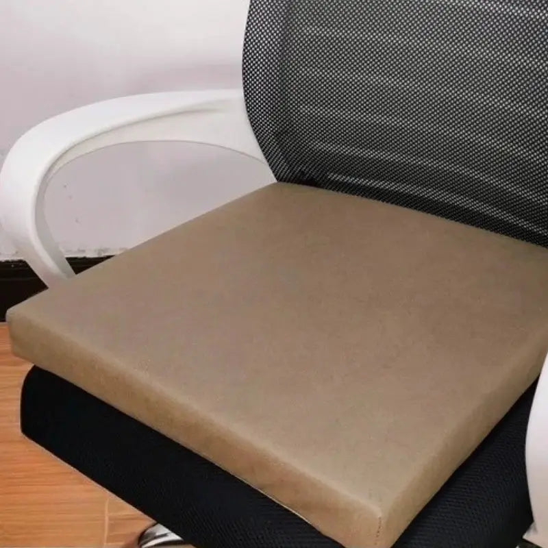 SRETNO natural latex chair cushion, beige thick seat pad for office chair