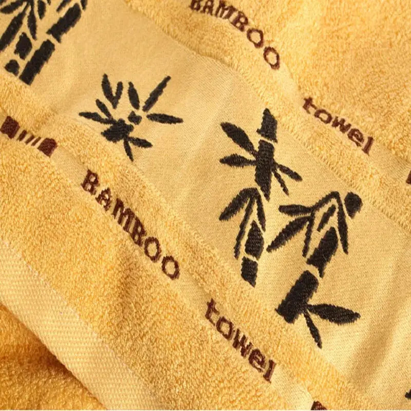 Bamboo Fiber Towels Set 1 4 6 Pieces Thick Absorbent Luxury Bath Towels For Home Adults And Face Towels