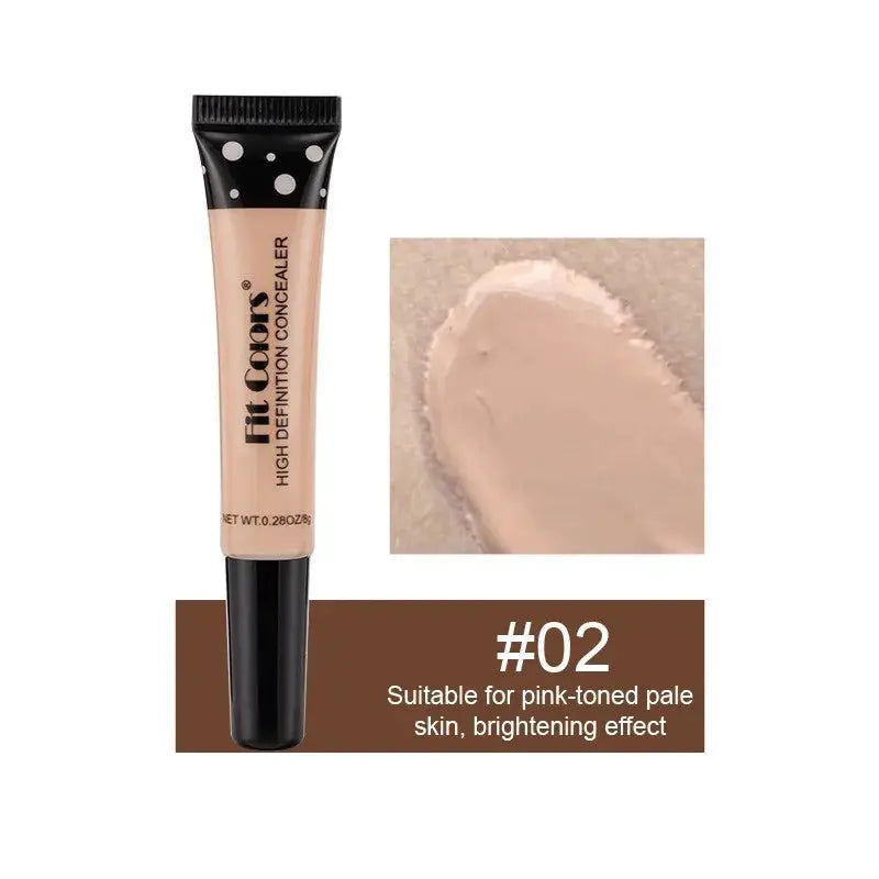 DermaGlow Six Color Concealer Nourishing Liquid Foundation For Dark Circles Full Coverage Suitable For All Skin Types