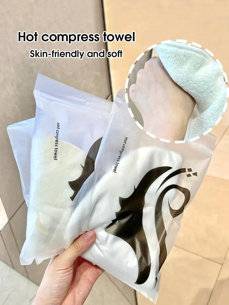 Hot And Cold Compress Face Towel With Soft Skin Friendly Fabric For Steam Heating And Wet Applications